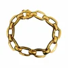 Bracelet mailles souples en or jaune