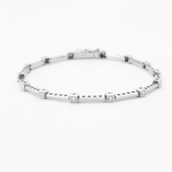 Bracelet maillons rectangulaires Diamants
