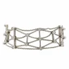 Bracelet Manchette Or blanc Diamant
