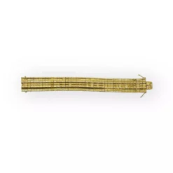 Bracelet manchette or blanc