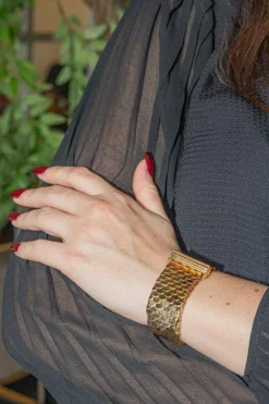 Bracelet Manchette Or jaune