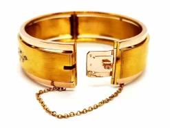 Bracelet Manchette Or jaune Diamant