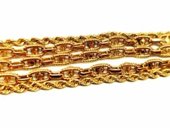 Bracelet Manchette Or jaune Cornaline