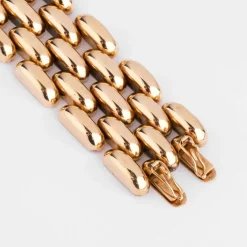 Bracelet manchette or jaune