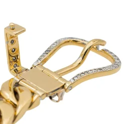 Bracelet Manchette Or jaune Diamant