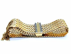 Bracelet Manchette Or jaune Diamant