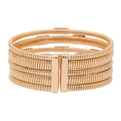 Bracelet Manchette Or rose Diamant