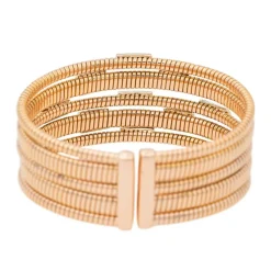Bracelet Manchette Or rose Diamant