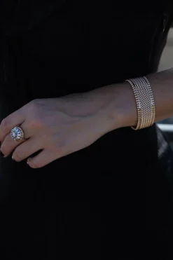 Bracelet Manchette Or rose