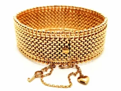 Bracelet Manchette Or rose