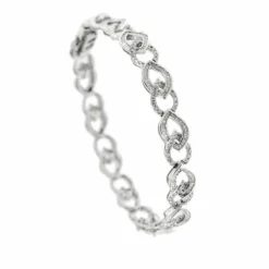Bracelet motifs navette diamants