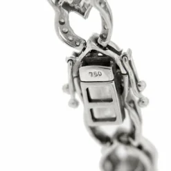 Bracelet motifs navette diamants