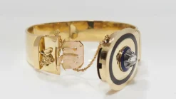 Bracelet Napoléon III émail diamant