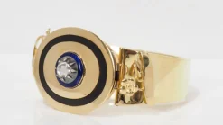Bracelet Napoléon III émail diamant