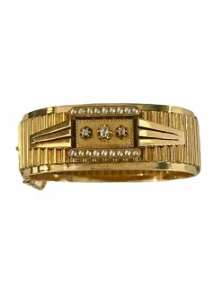 Bracelet Napoléon III Or Perles Et Diamants