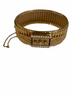 Bracelet Napoléon III Or Perles Et Diamants