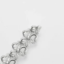 Bracelet Nœud en or gris et diamants