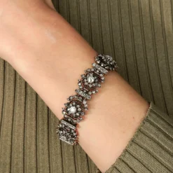 BRACELET OR ARGENT & DIAMANTS