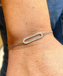 Bracelet Or barrette en Diamants