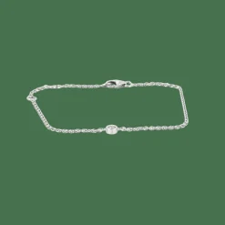 Bracelet or blanc 1 diamant