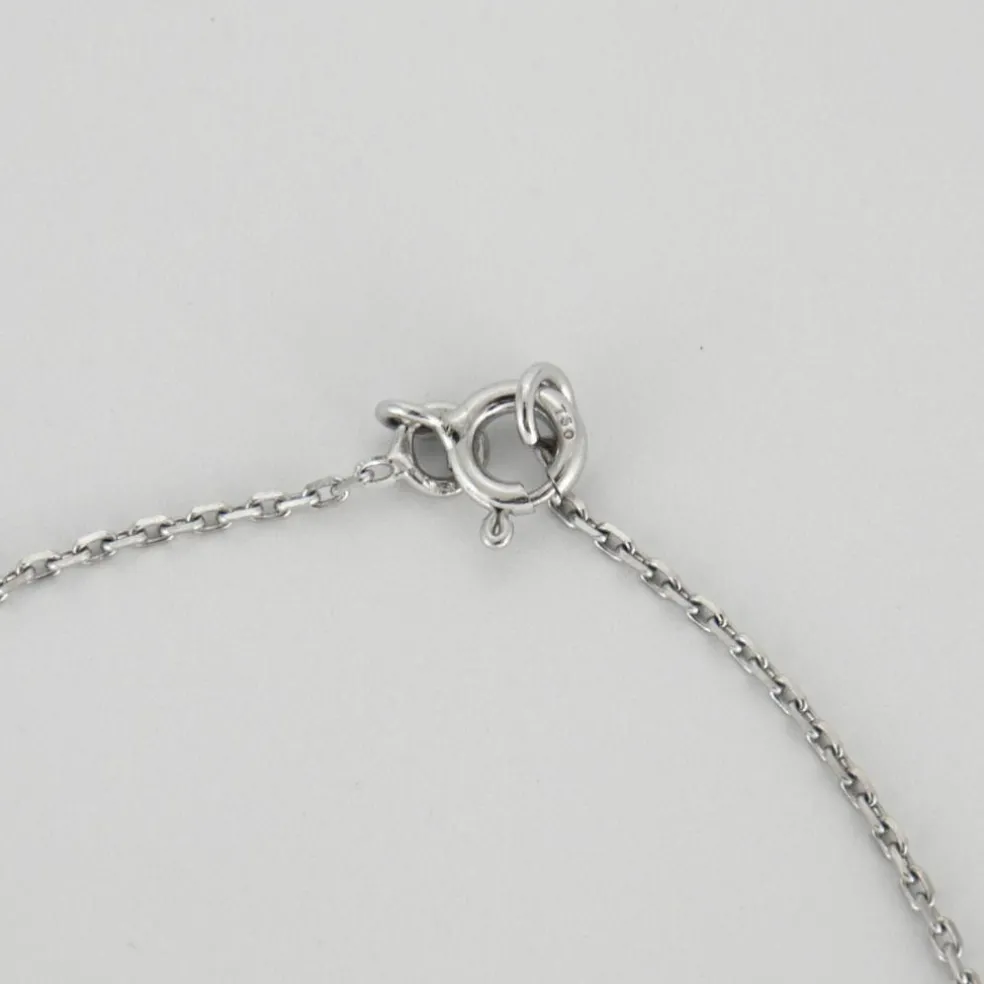 Bracelet or blanc 3 diamants