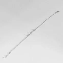 BRACELET OR BLANC 3 DIAMANTS 0,30ct