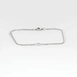 Bracelet or blanc 1 diamant