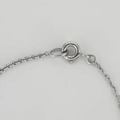 Bracelet or blanc cercle de diamants