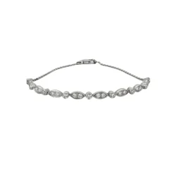 Bracelet or blanc diamants