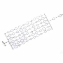 Bracelet or blanc diamants
