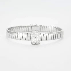Bracelet or blanc diamants