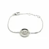 Bracelet or blanc diamants signé Ely Bela