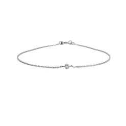 Bracelet or blanc diamant