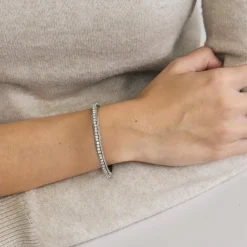 Bracelet or blanc, diamants