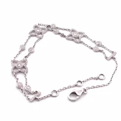 Bracelet or blanc diamants