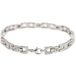 Bracelet Or blanc diamant