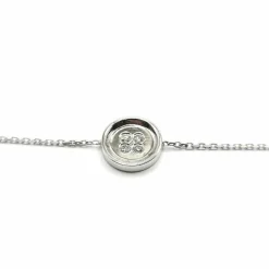 Bracelet or blanc diamants signé Ely Bela