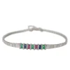 Bracelet Or blanc Emeraude