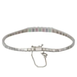 Bracelet Or blanc Emeraude
