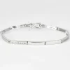 Bracelet or blanc et diamants