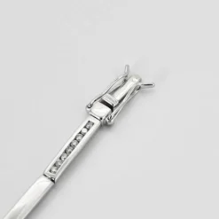 Bracelet or blanc et diamants