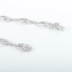 Bracelet or blanc et diamants