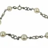 Bracelet Or Blanc Perles de Cultures