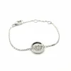Bracelet or blanc serti de diamants signé Ely Bela