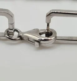 Bracelet or blanc serti de diamants naturels