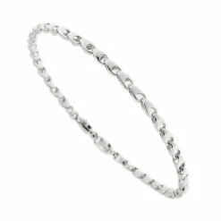 Bracelet or blanc unisexe
