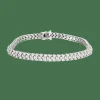BRACELET OR ET DIAMANTS.
