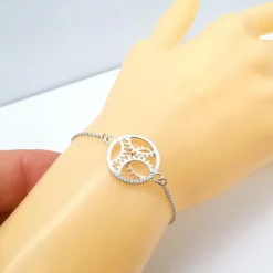 Bracelet or et diamants