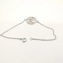 Bracelet or et diamants