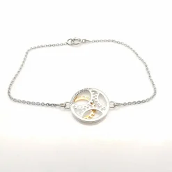 Bracelet or et diamants